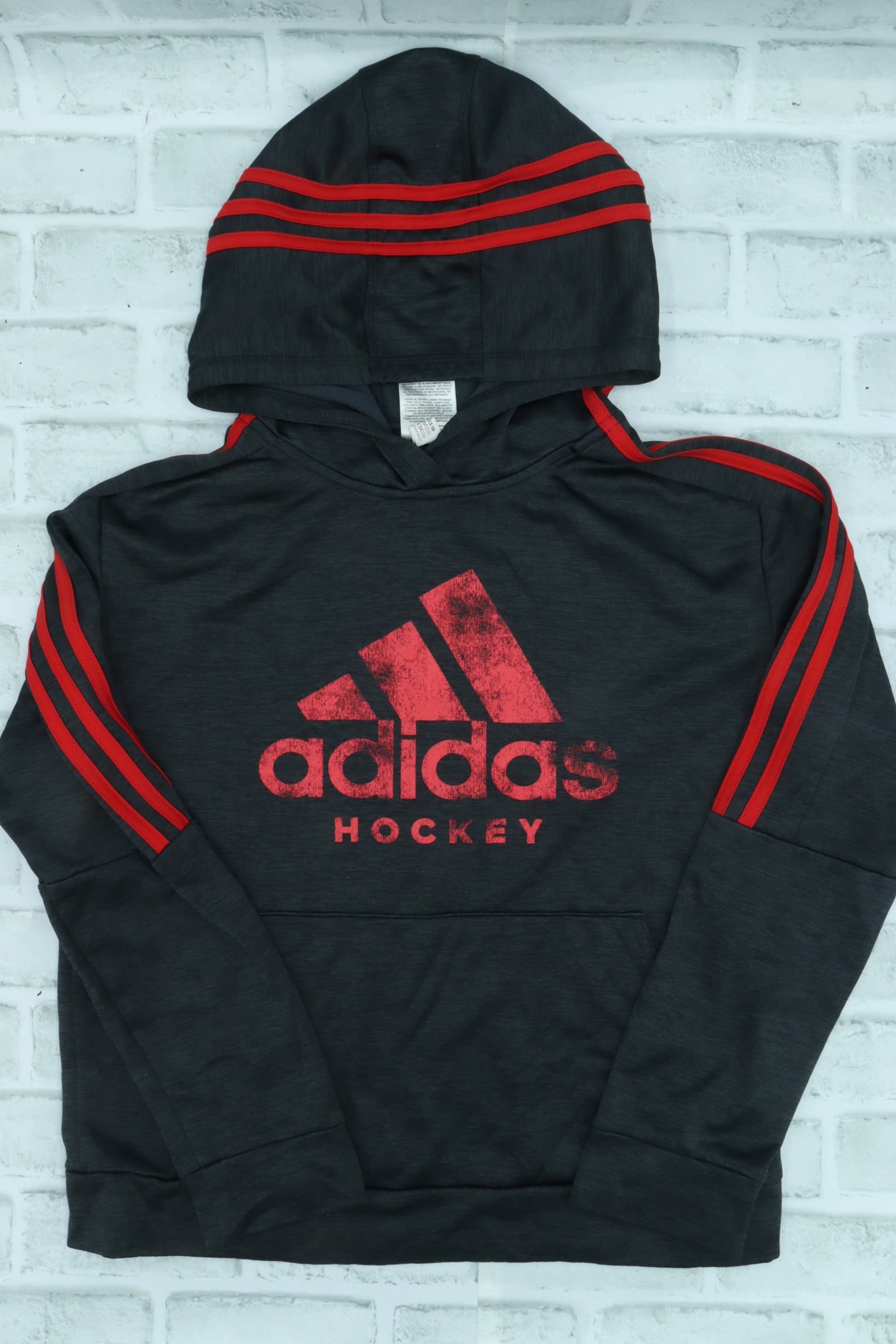 Adidas Athletic Thermal Hockey Hoodie Excellent Condition Large 10 Mini Moose Consignment