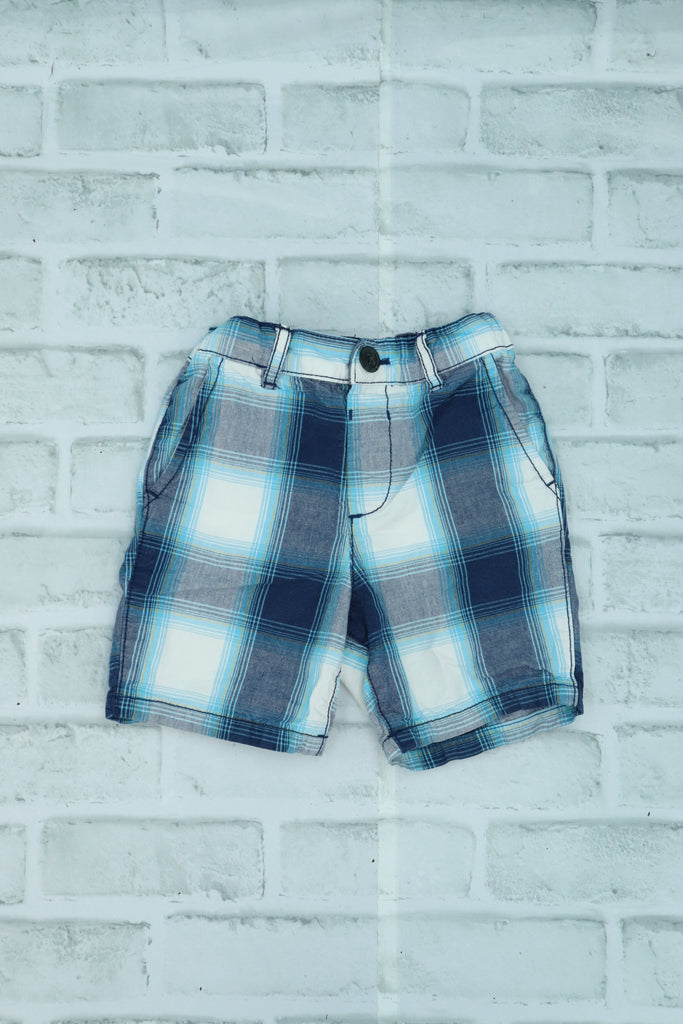 Plaid hot sale khaki shorts